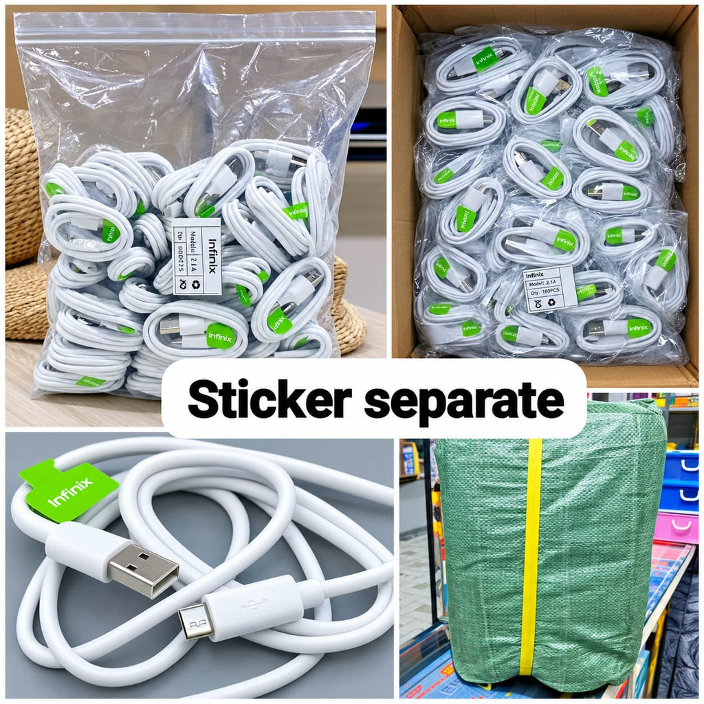 Infinix Original Cable with Separate Sticker – Freezone phone's